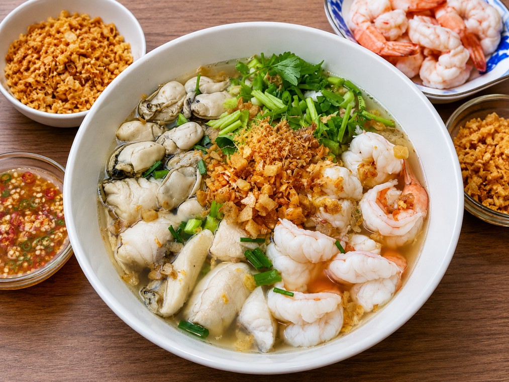 ข้าวต้มรวมมิตร (Mixed rice porridge)