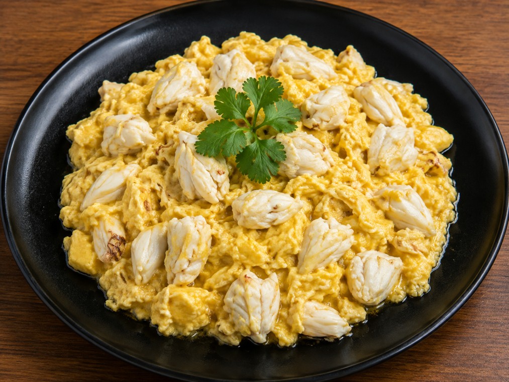 ไข่เจียวเนื้อปู (Crab Meat Omelet)