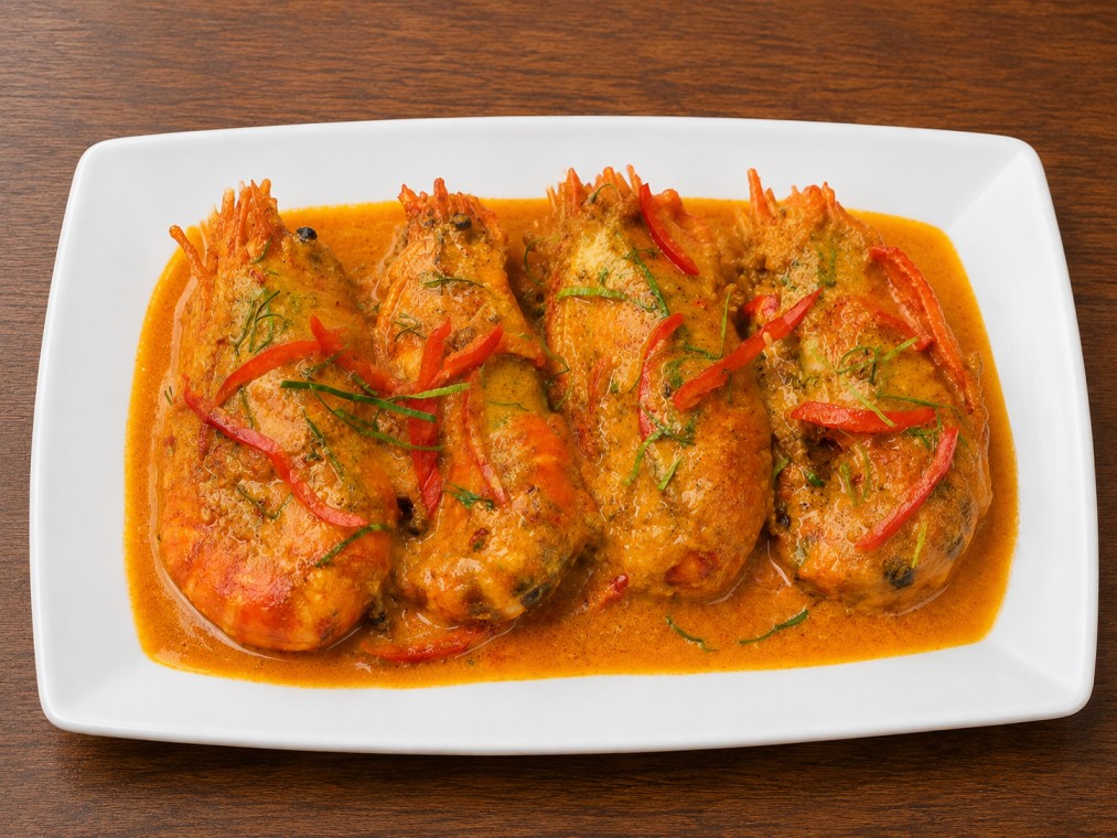 พะแนงกุ้ง (Prawn Panang Curry)