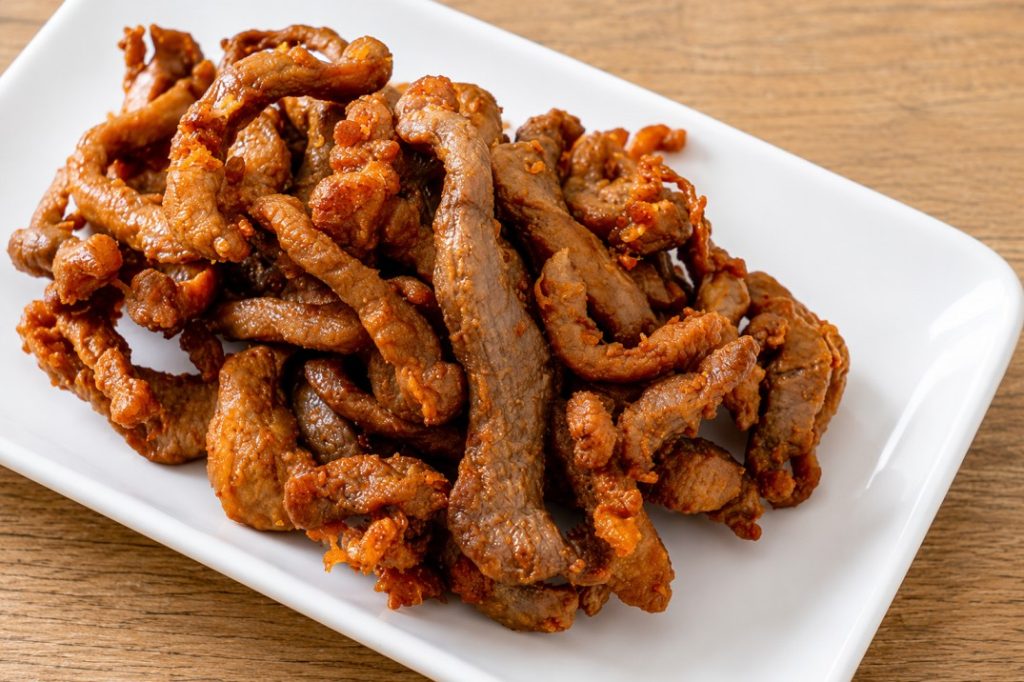 หมูทอด (Deep-fried Pork Strips)