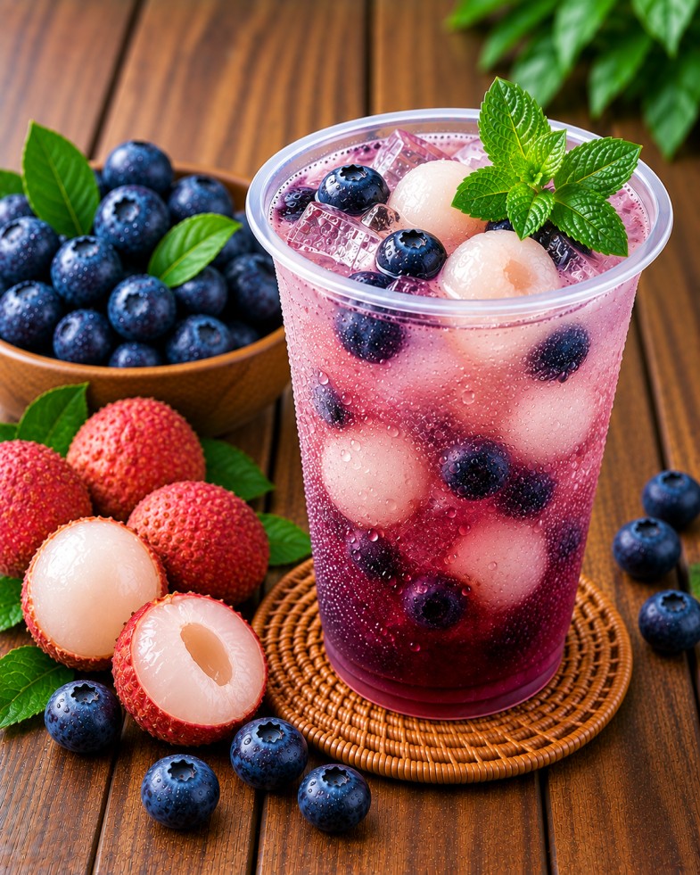 บลูเบอร์รี่ ลิ้นจี่ (Blueberry Lychee)