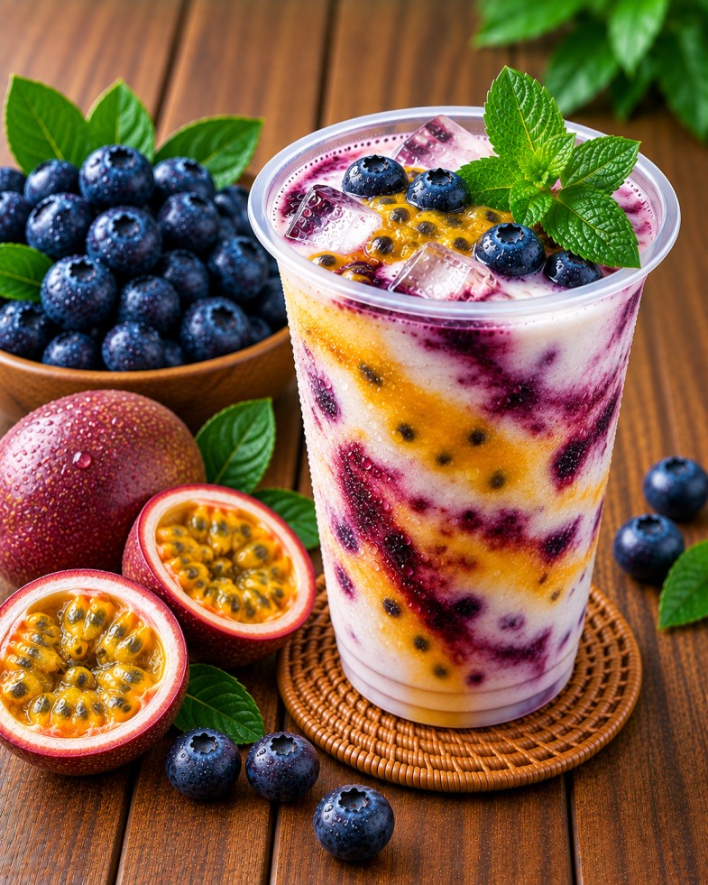 บลูเบอร์รี่พีชซั่น (Blueberry Passion)
