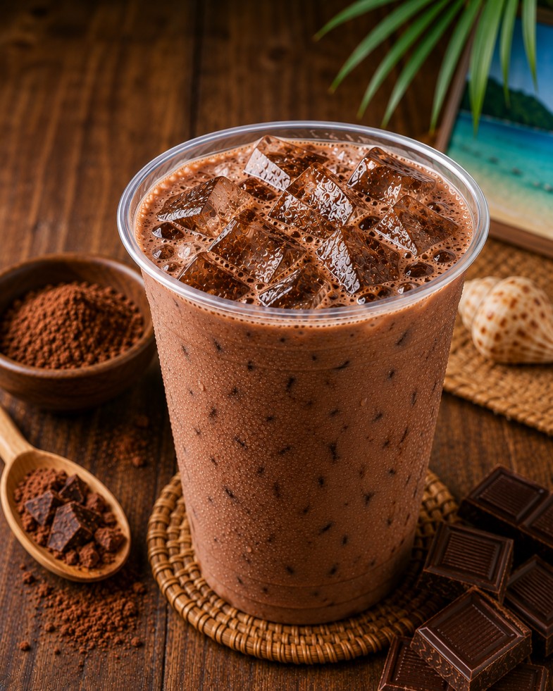 โกโก้ สไตล์ไทย (Cocoa Thai Style (Kao-Larn)