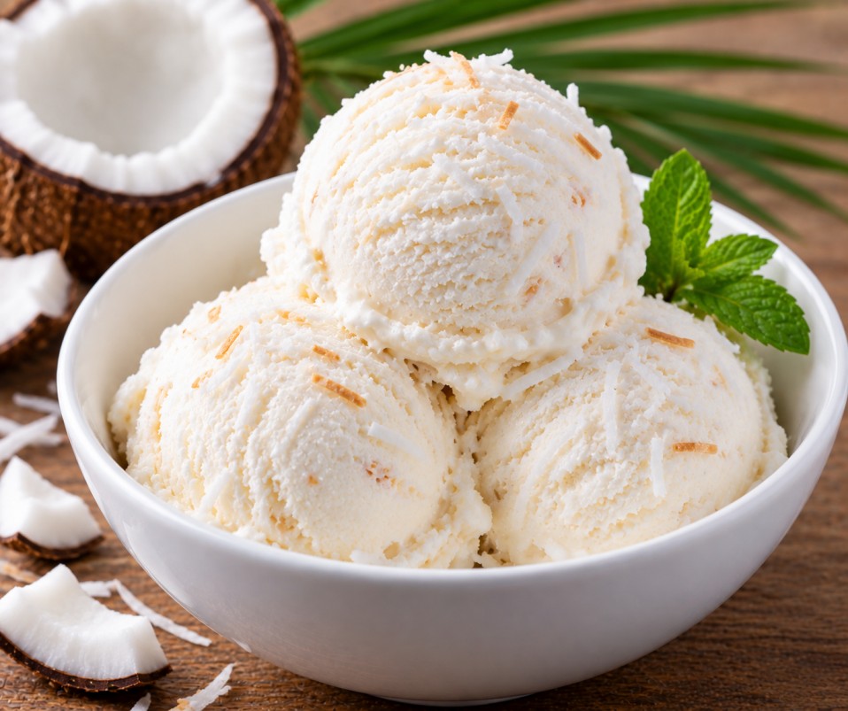 ไอศกรีมมะพร้าว (Coconut Ice Cream)
