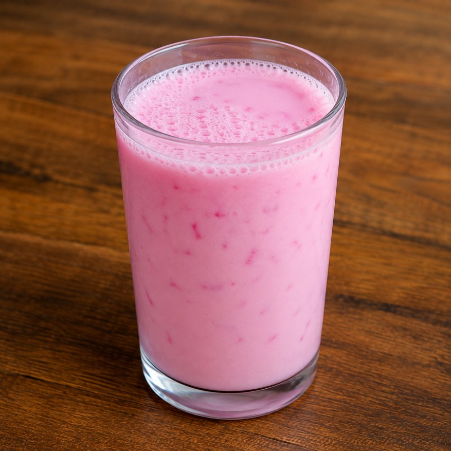 นมชมพู (Home-made Pink Milk)