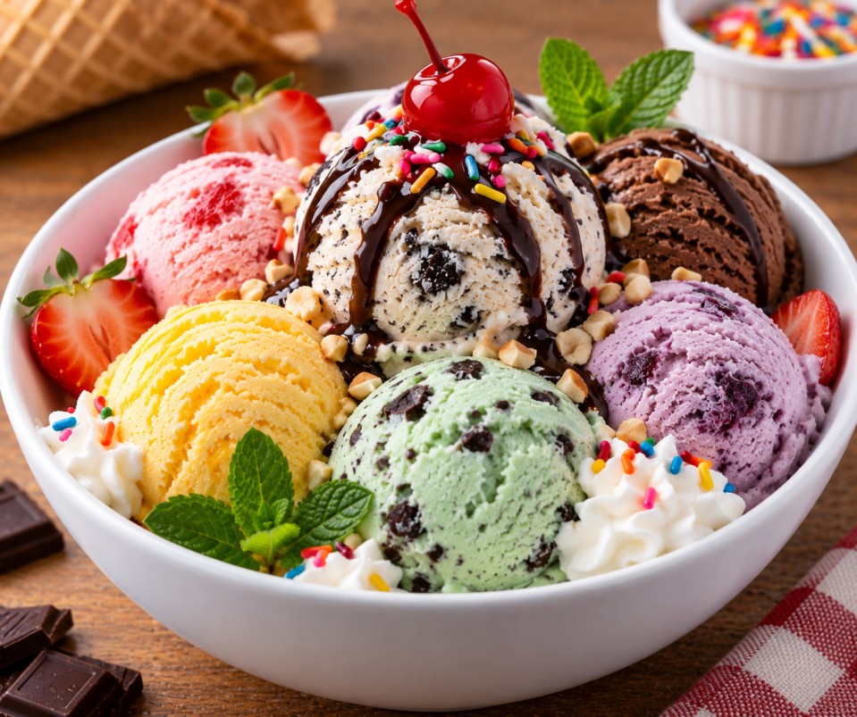 ไอศกรีมมิกซ์ (Mixed Ice Cream)