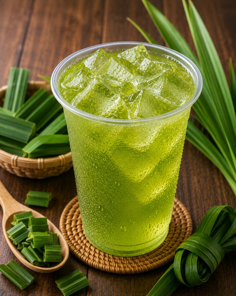 น้ำใบเตย (Pandan Drink)