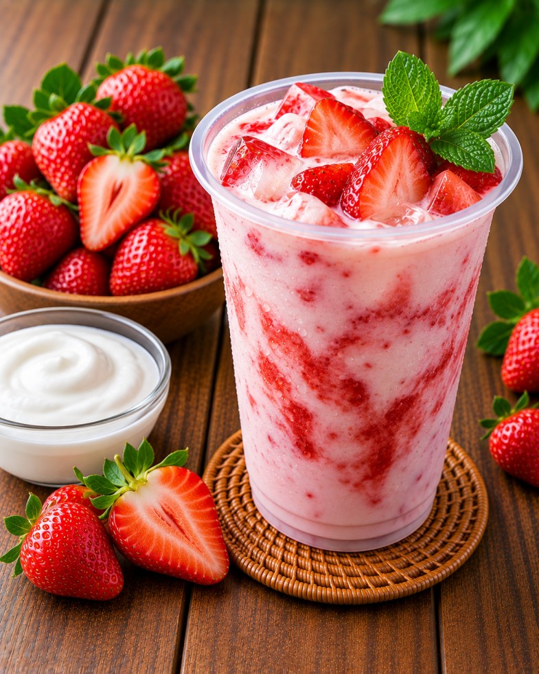 โยเกิร์ตสตรอเบอร์รี่ (Yogurt Strawberry)